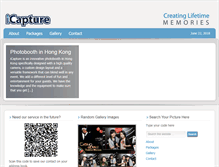 Tablet Screenshot of icapture.com.hk